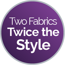 Two Fabrics Twice the Style