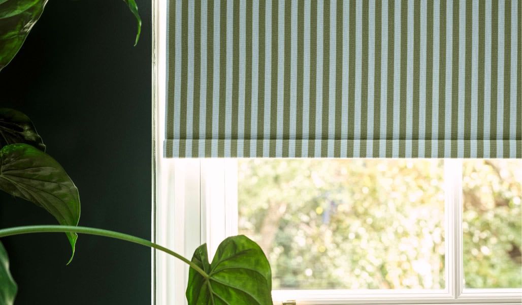 Striped fabrics in the new colour collection