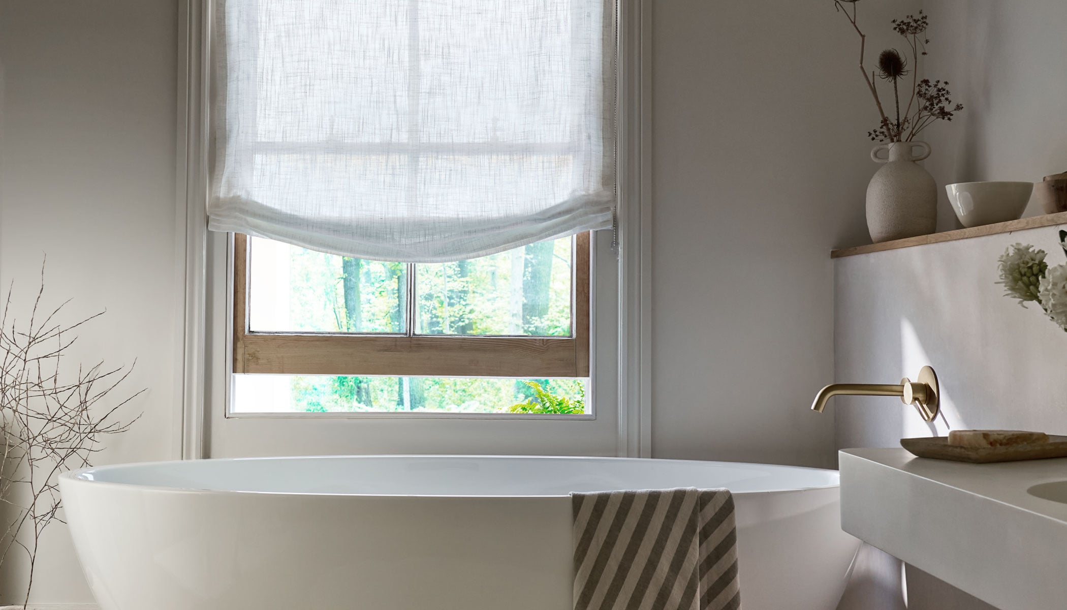 Relaxed Roman Blinds