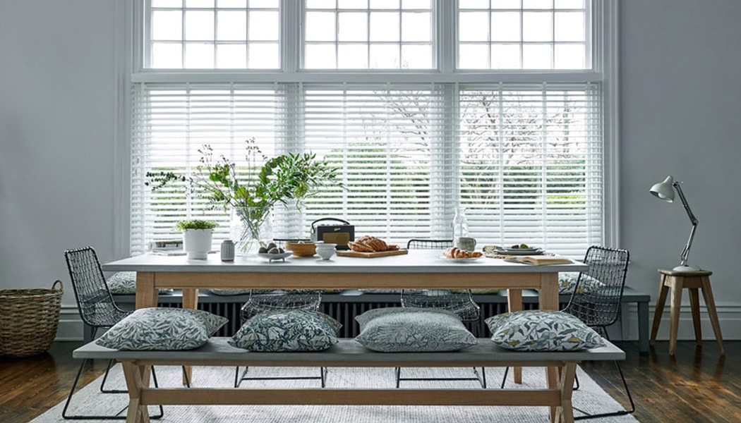 White Venetian Blinds