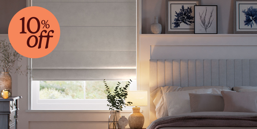 Blackout Roman blinds