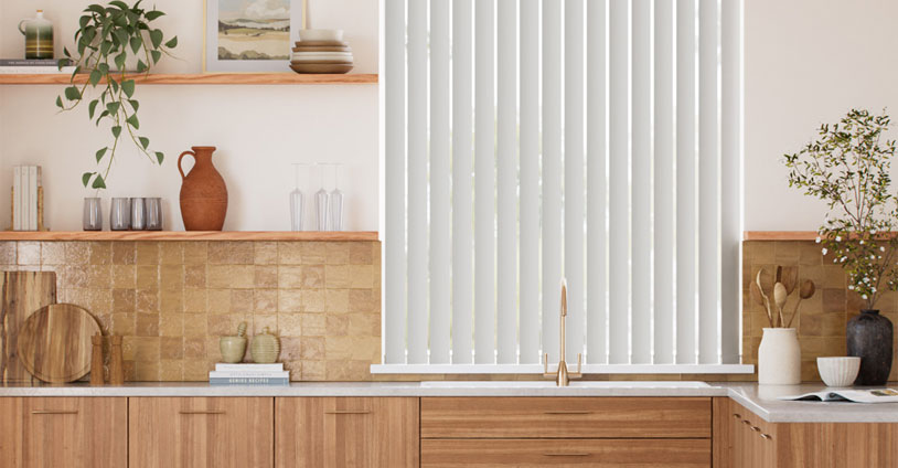 New In:  No Drill Vertical Blinds