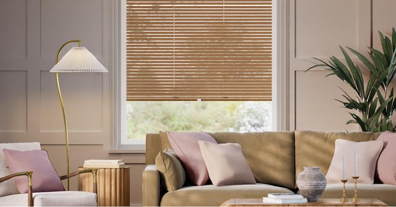 PerfectFIT No Drill Wooden Blinds