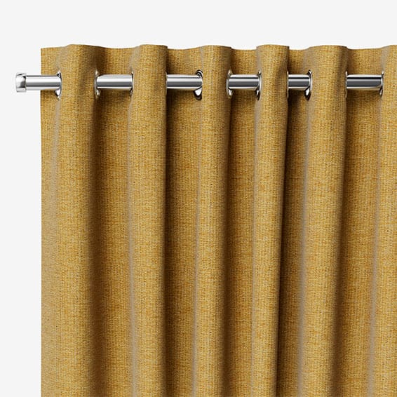 Delphi Chenille Weave Turmeric Curtains