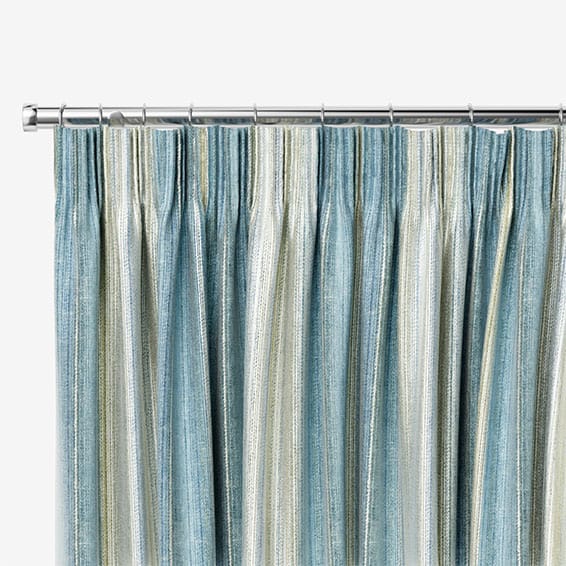 Harper Stripe Ocean Curtains