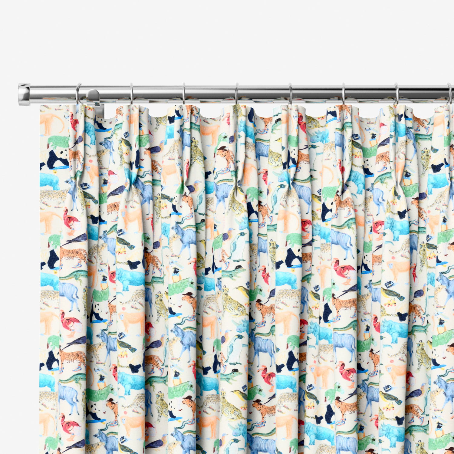 2 Pack Natural Lined Curtain main image 1