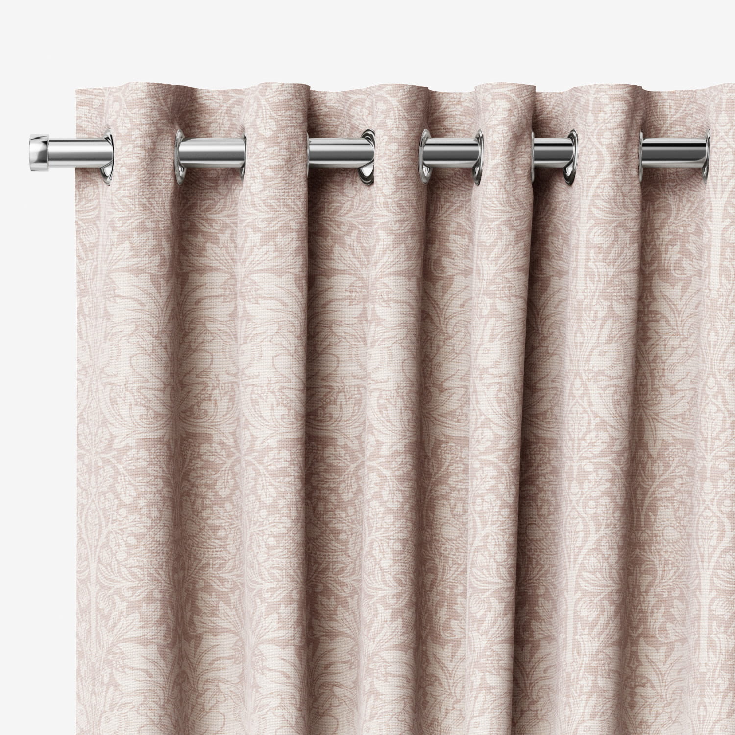 William Morris Brother Rabbit Soft Pink Curtains