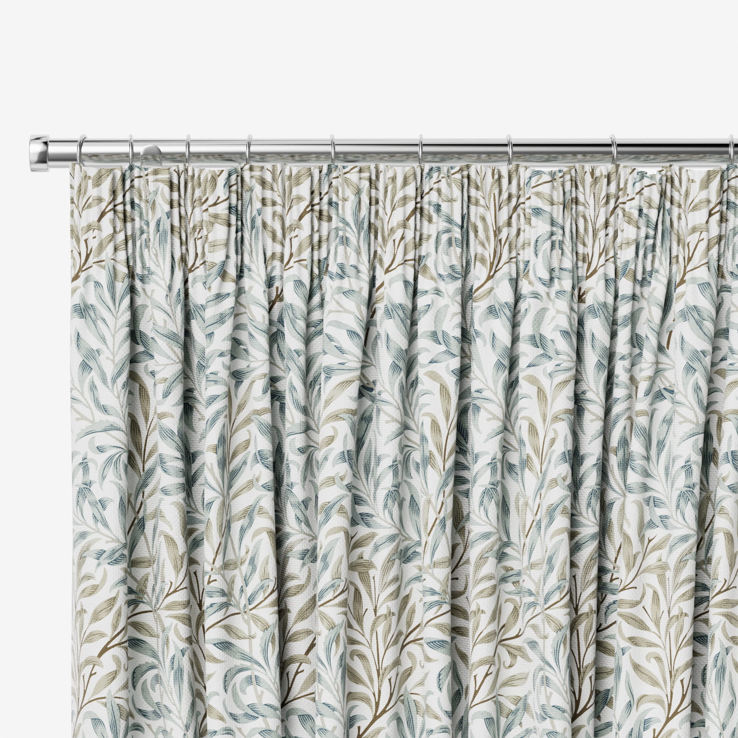 William Morris Willow Bough Duck Egg Curtains