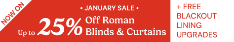 AW OFFER - January Sale - 20 Romans|Curtains