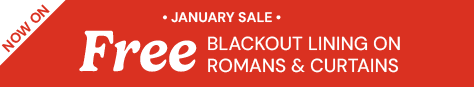 AW OFFER - January Sale - Free Blackout Lining