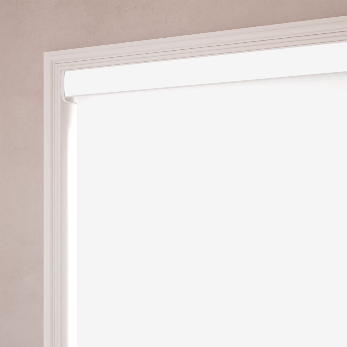 Cadiz Blackout White  Roller Blind