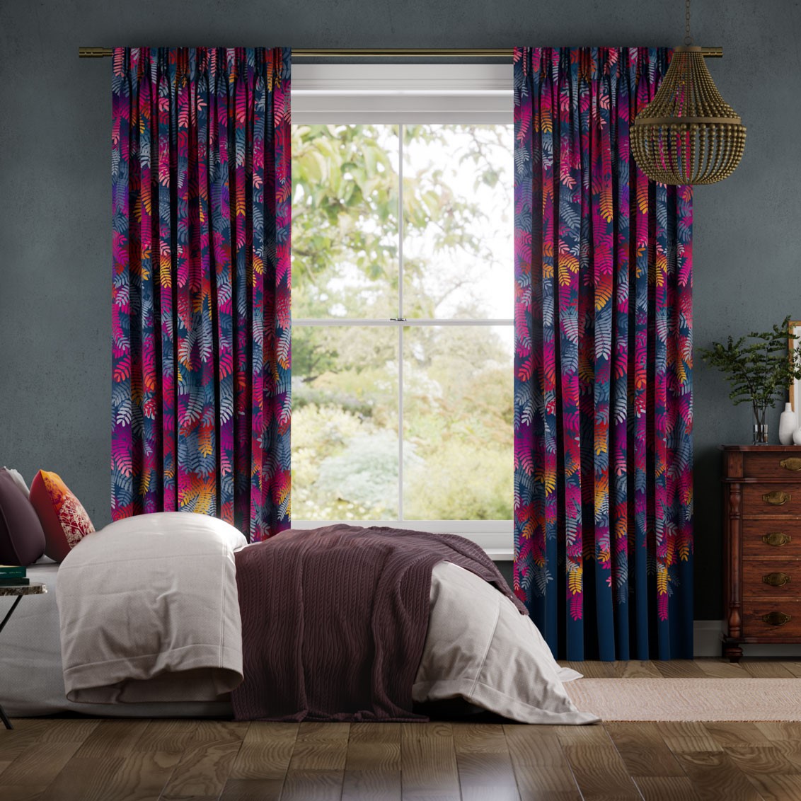 Acacia Tree Jewel Curtains