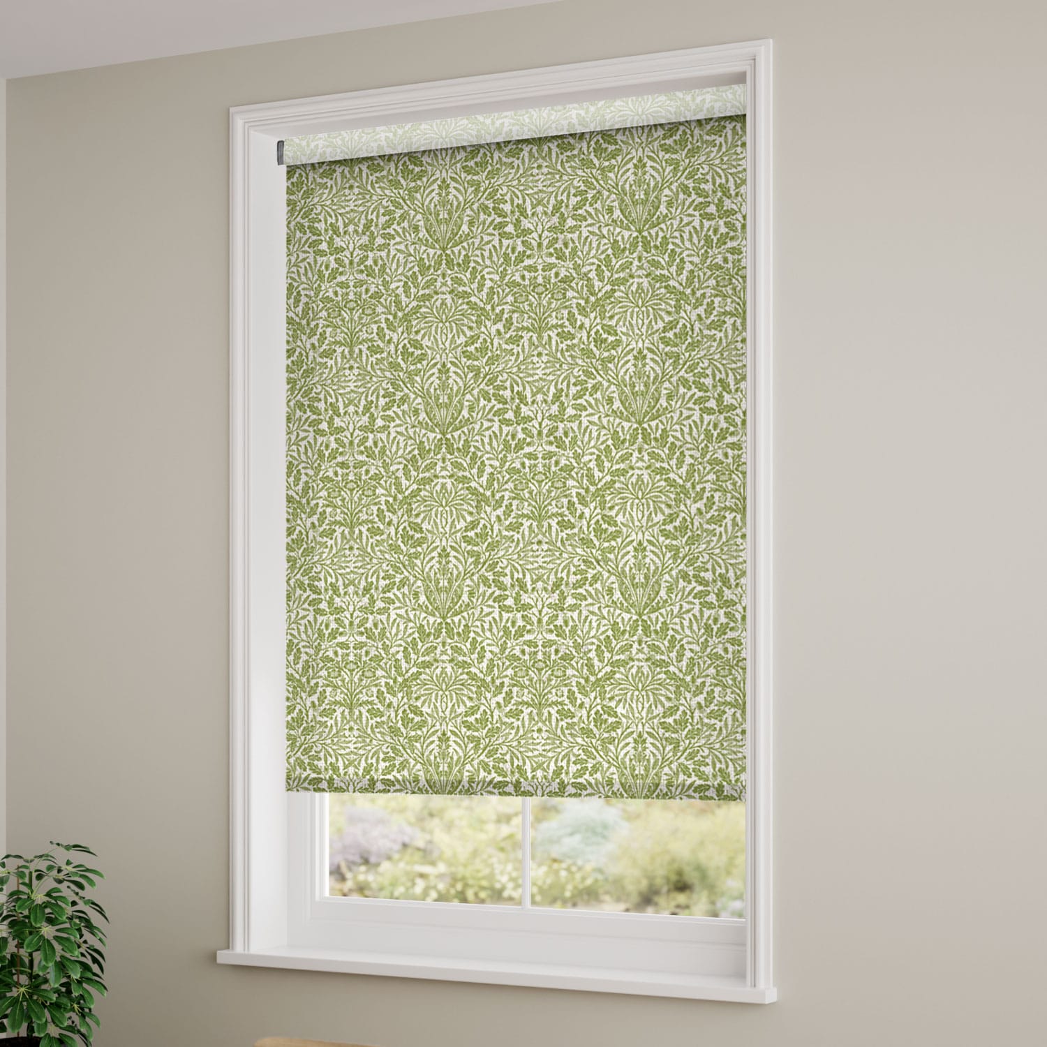 William Morris Acorn Leaf Roller Blind