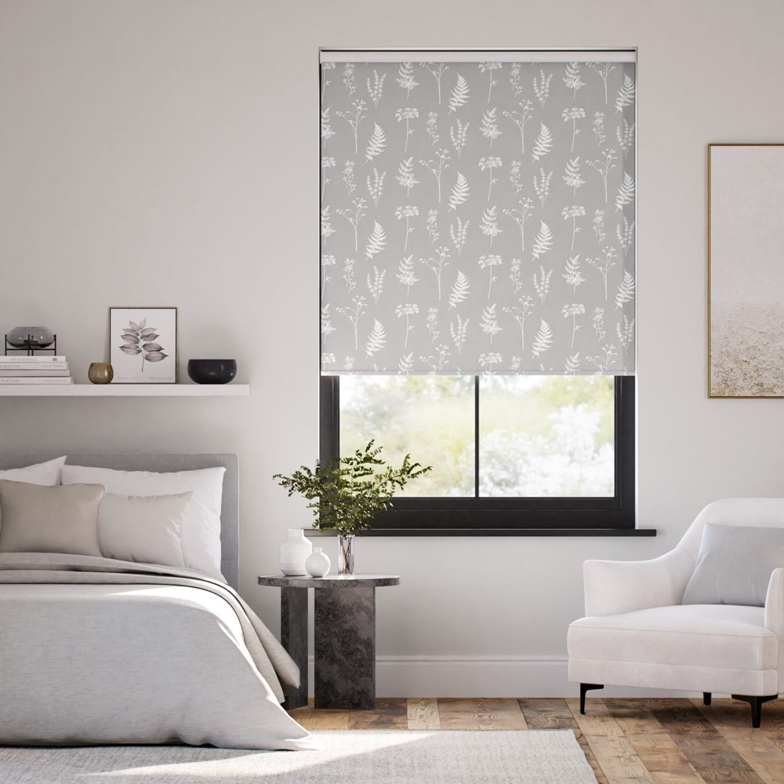 Adeline Dove Grey Roller Blind