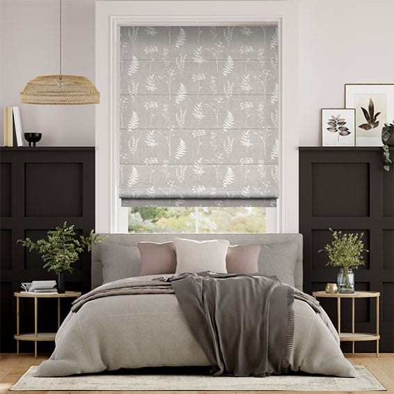 Adeline Dove Grey Roman Blind