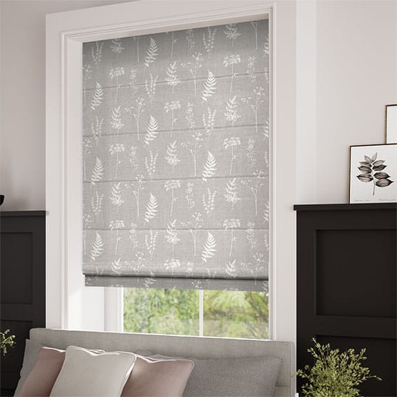 Adeline Dove Grey Roman Blind