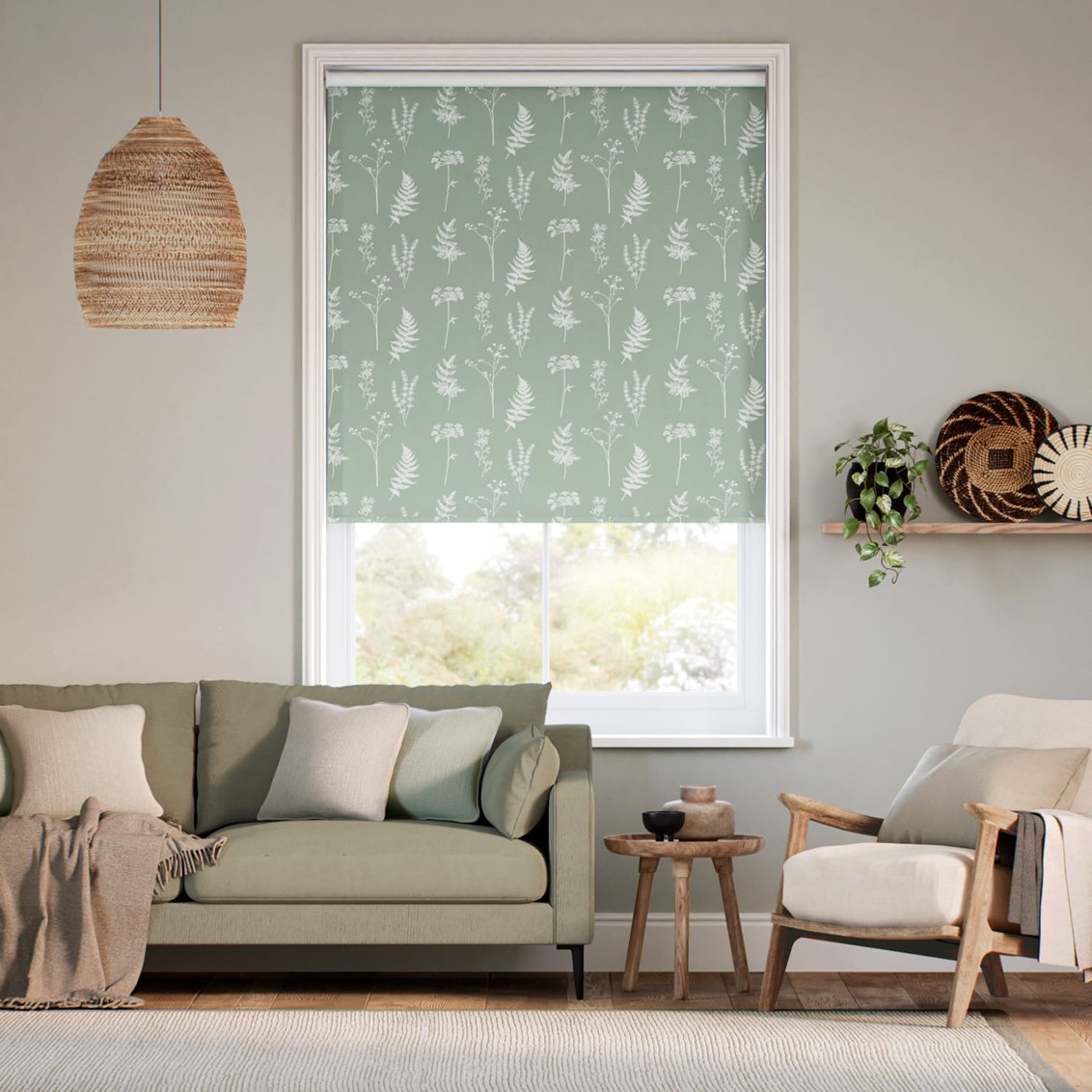 Adeline Eucalyptus Roller Blind