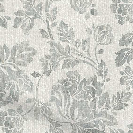 Aerie Damask French Grey Roman Blind