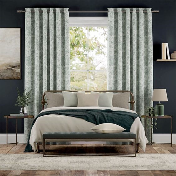 Aerie Damask Mint Curtains