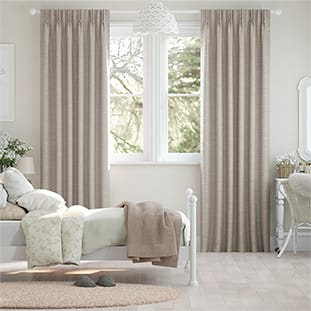 Ahisma Luxe Faux Silk Rose Gold Curtains thumbnail image