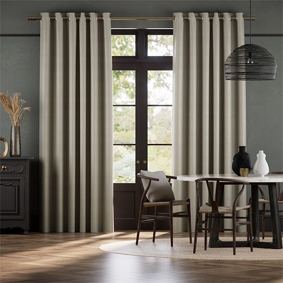 Ahisma Luxe Faux Silk Mink Curtains