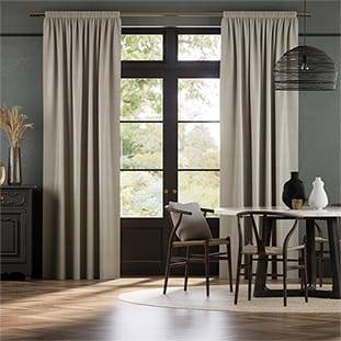 Ahisma Luxe Faux Silk Mink Curtains thumbnail image