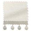 Ahisma Luxe Faux Silk Pearl & Stone Roman Blind swatch image