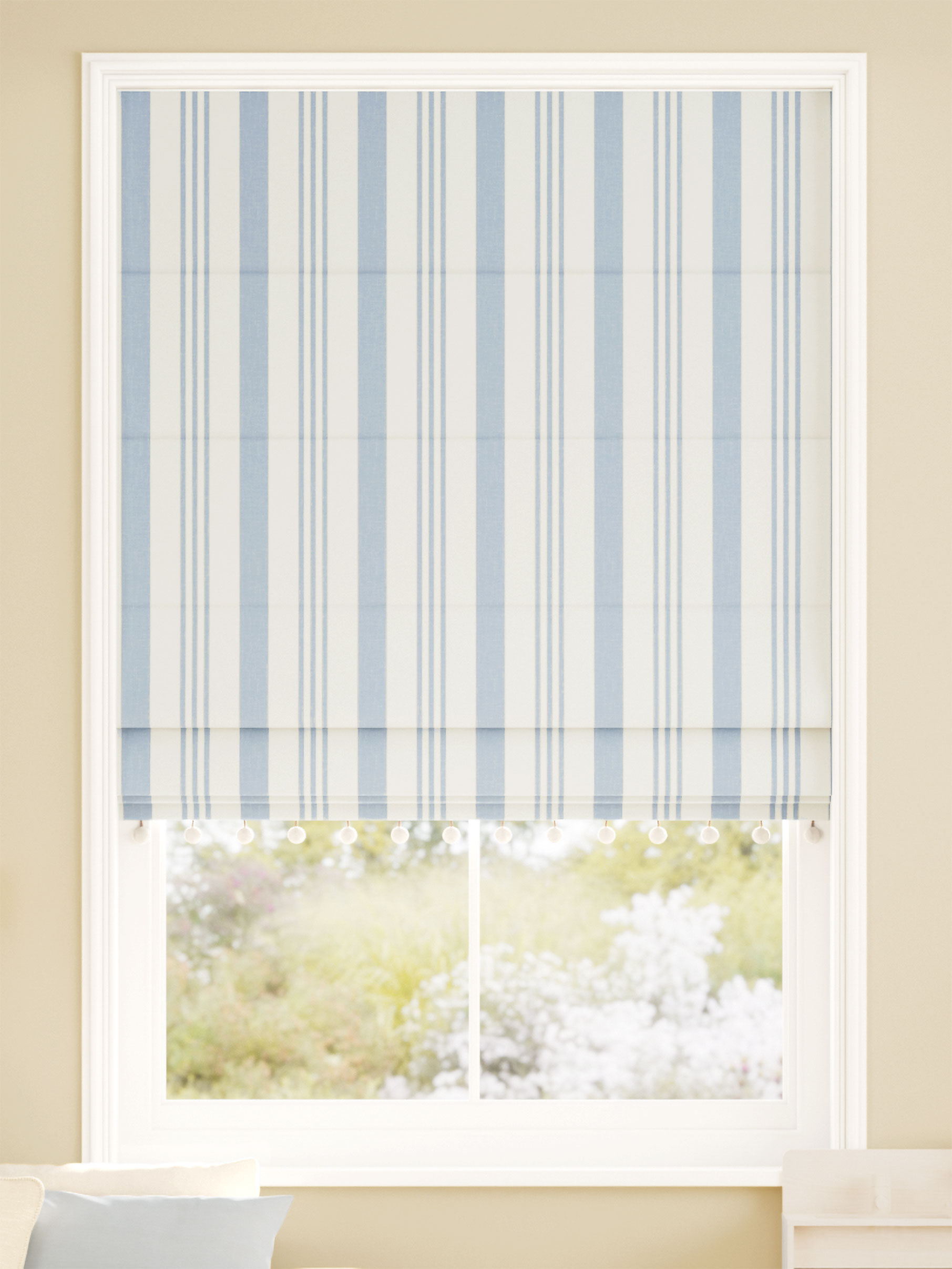 Albany Ice & Chalk Roman Blind thumbnail image