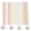 Albany Rose & Chalk Roman Blind swatch image