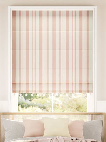 Albany Rose & Chalk Roman Blind thumbnail image