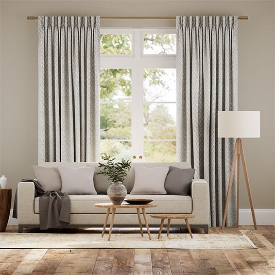 Alcyone Silver  Curtains