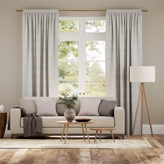 Alcyone Silver  Curtains