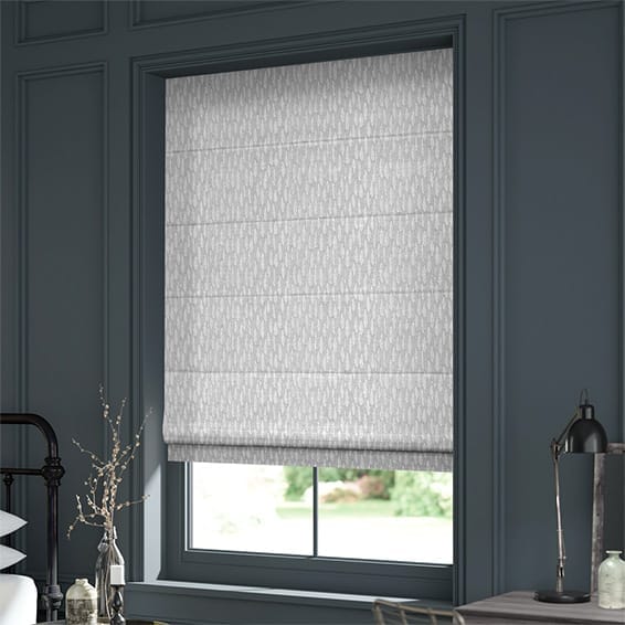 Alcyone Silver Roman Blind