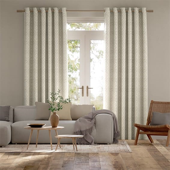 Alcyone White Gold Curtains