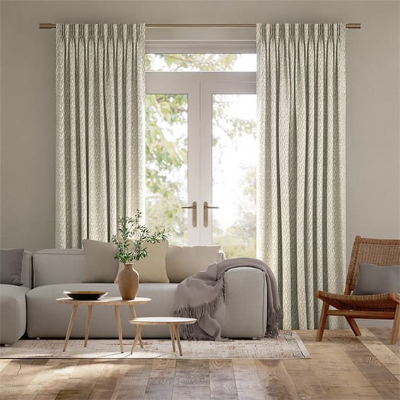 Alcyone White Gold Curtains