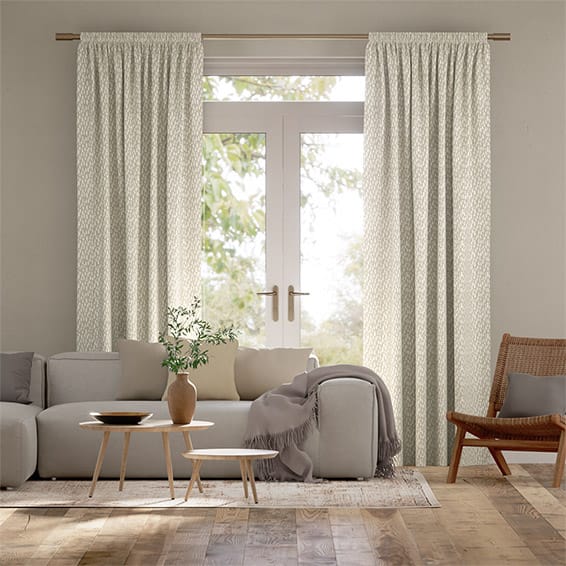 Alcyone White Gold Curtains