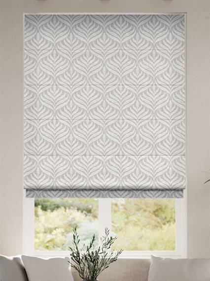 Alessandra Jacquard Cool Grey Roman Blind thumbnail image