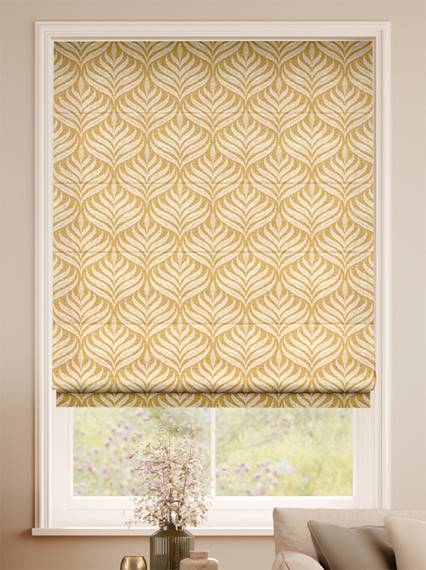 Alessandra Jacquard Honey Roman Blind thumbnail image