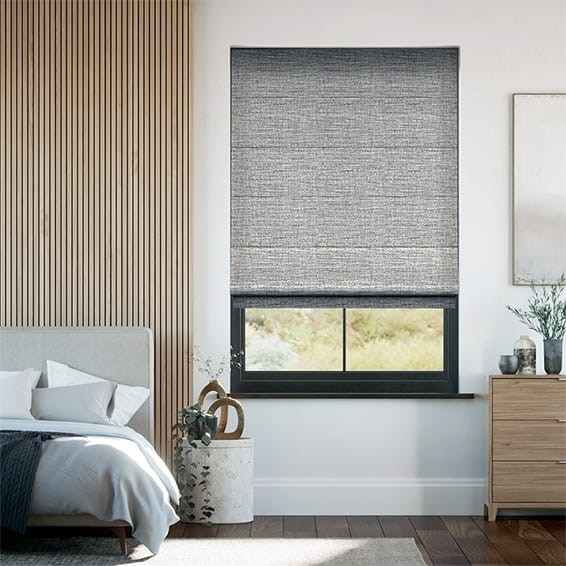 Alessio Graphite  Roman Blind