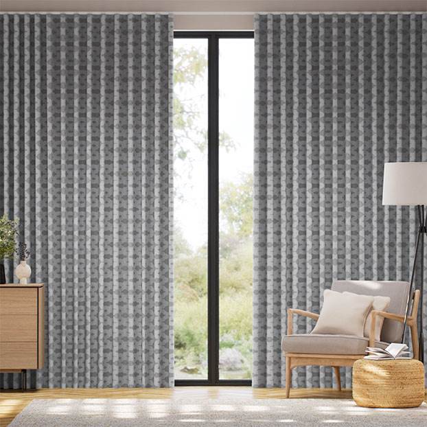 Alicia Jacquard Ironstone Curtains thumbnail image