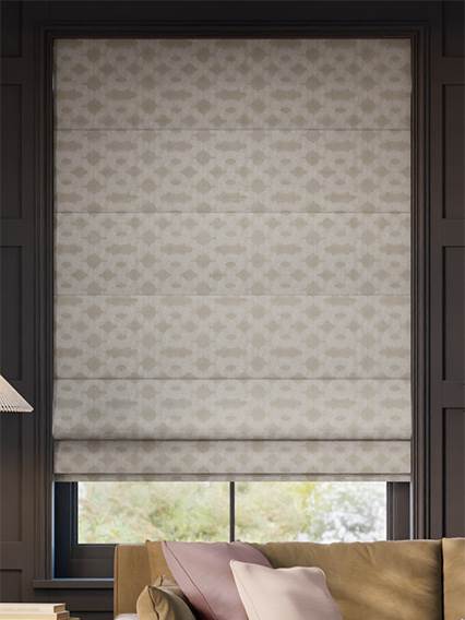 Alicia Jacquard Taupe Roman Blind thumbnail image