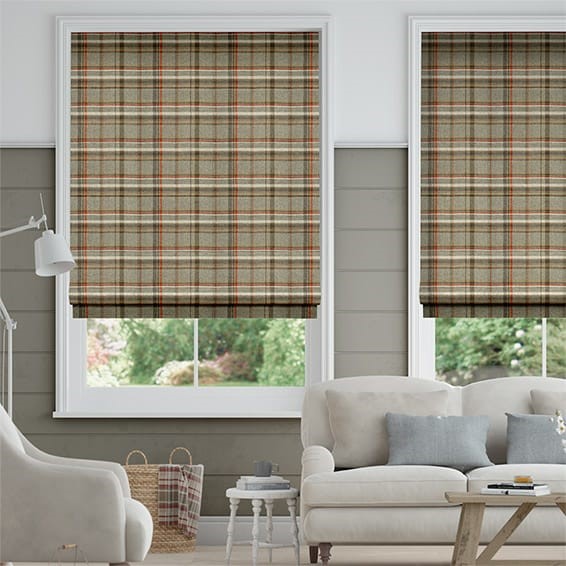 Alloa Autumn Roman Blind