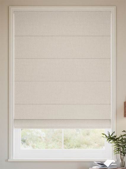 Alma Linen Antique Cream Roman Blind thumbnail image