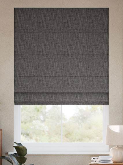 Alma Linen Ink Roman Blind thumbnail image