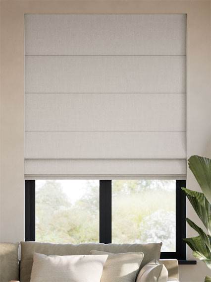 Alma Linen Warm Grey Roman Blind thumbnail image