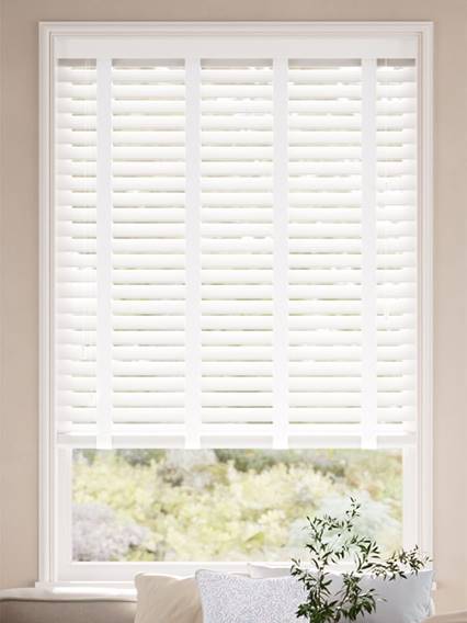 Alto White & Tundra Wooden Blind thumbnail image