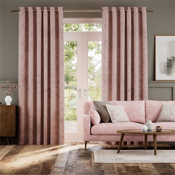 Alva Dusky Rose Curtains