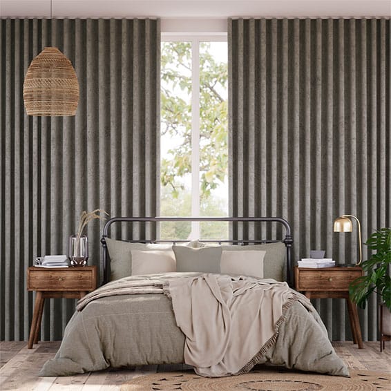 Alva Elephant Grey Curtains