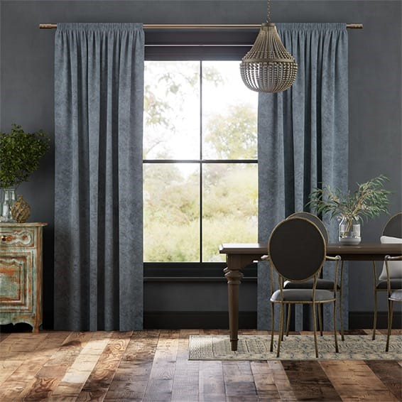 Alva Yale Blue Curtains