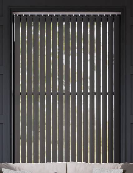 Amalfi Charcoal Vertical Blind thumbnail image